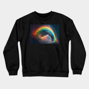 Rainbow Cloud Crewneck Sweatshirt